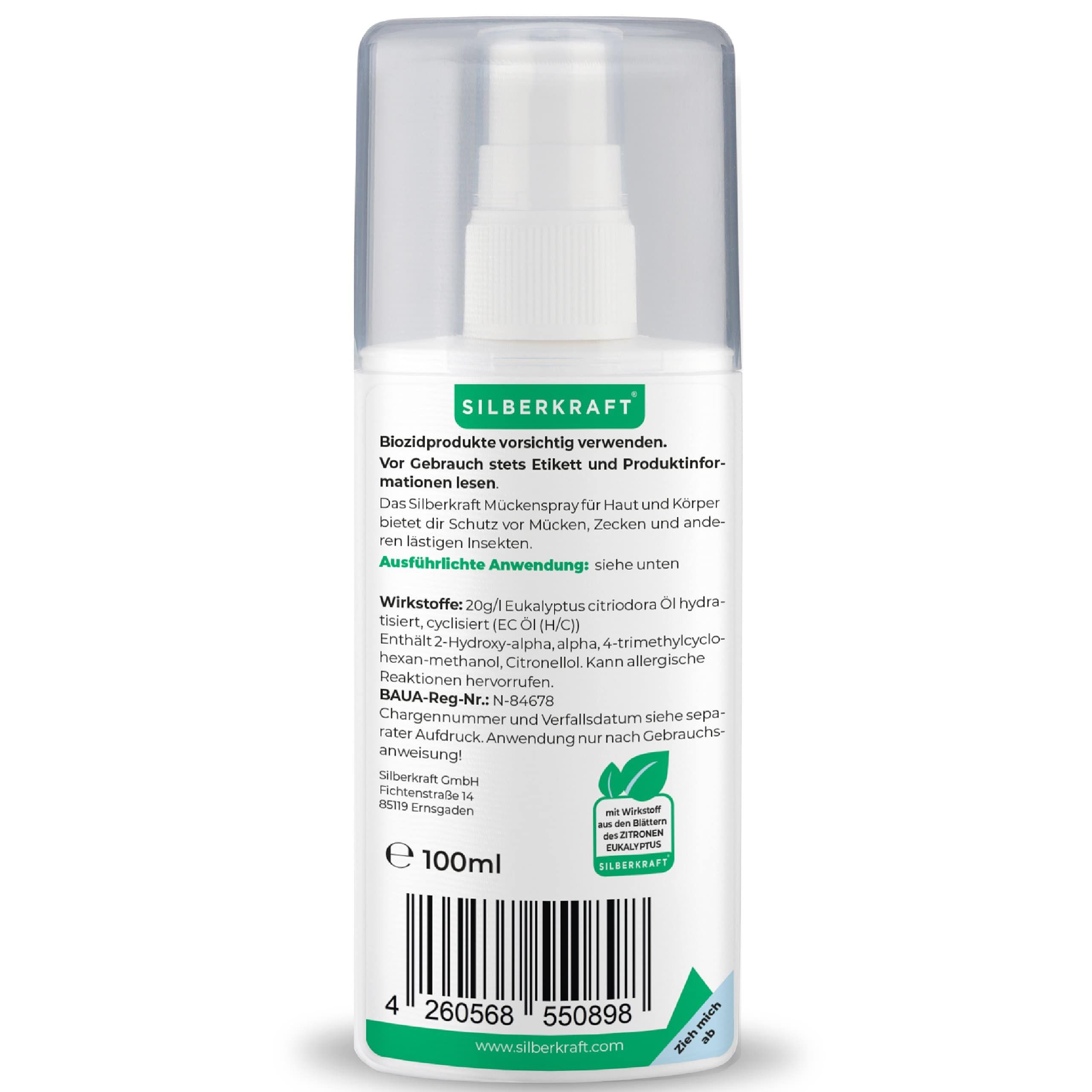 SILBERKRAFT Mückenspray