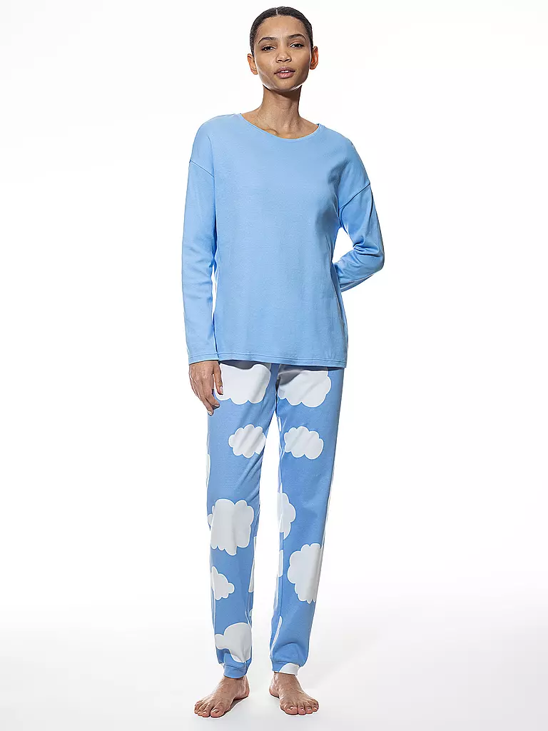 MEY Pyjama hellblau