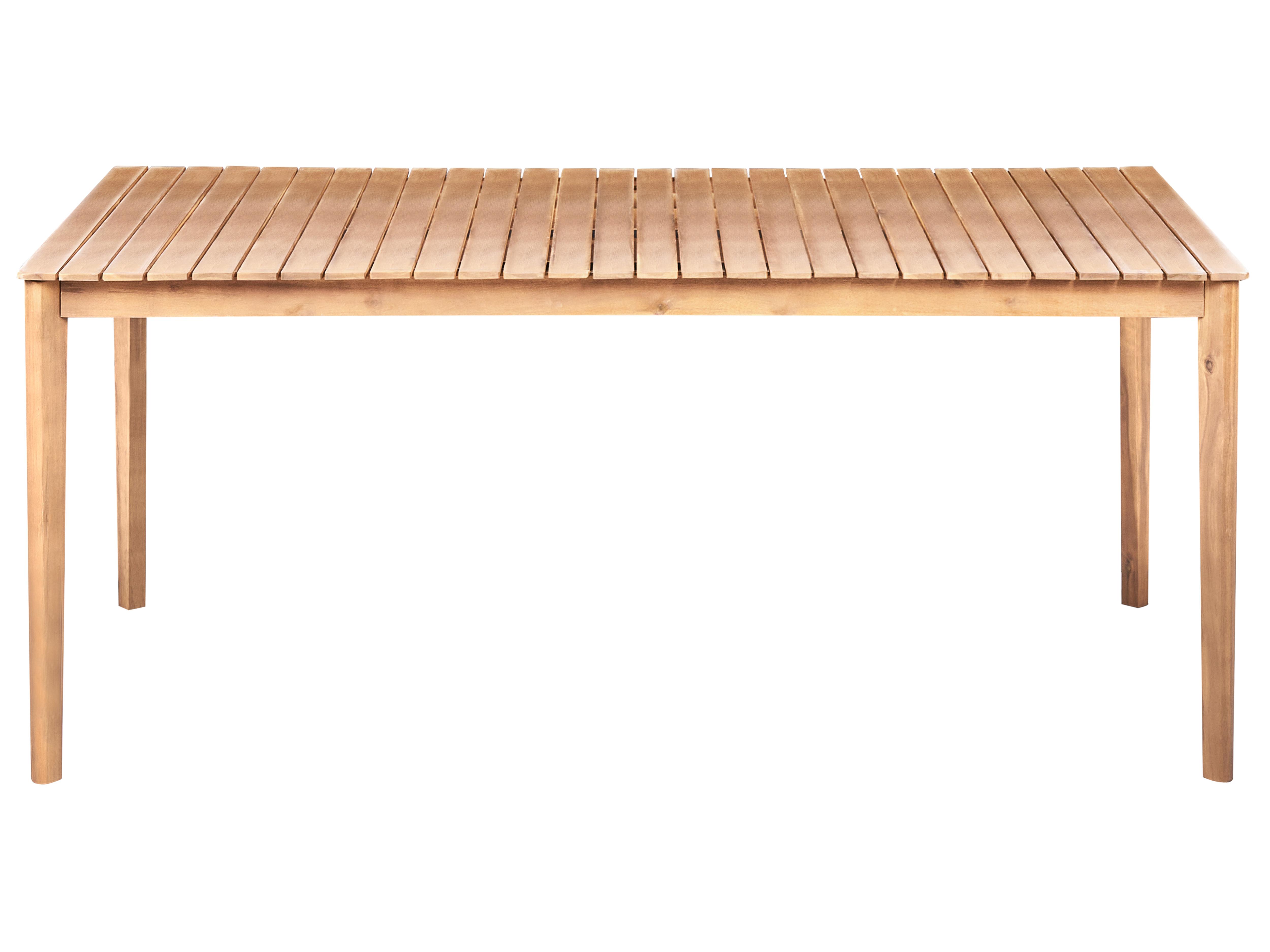 Tuin eettafel JACO 180 cm 100 cm Acaciahout Lichtbruin