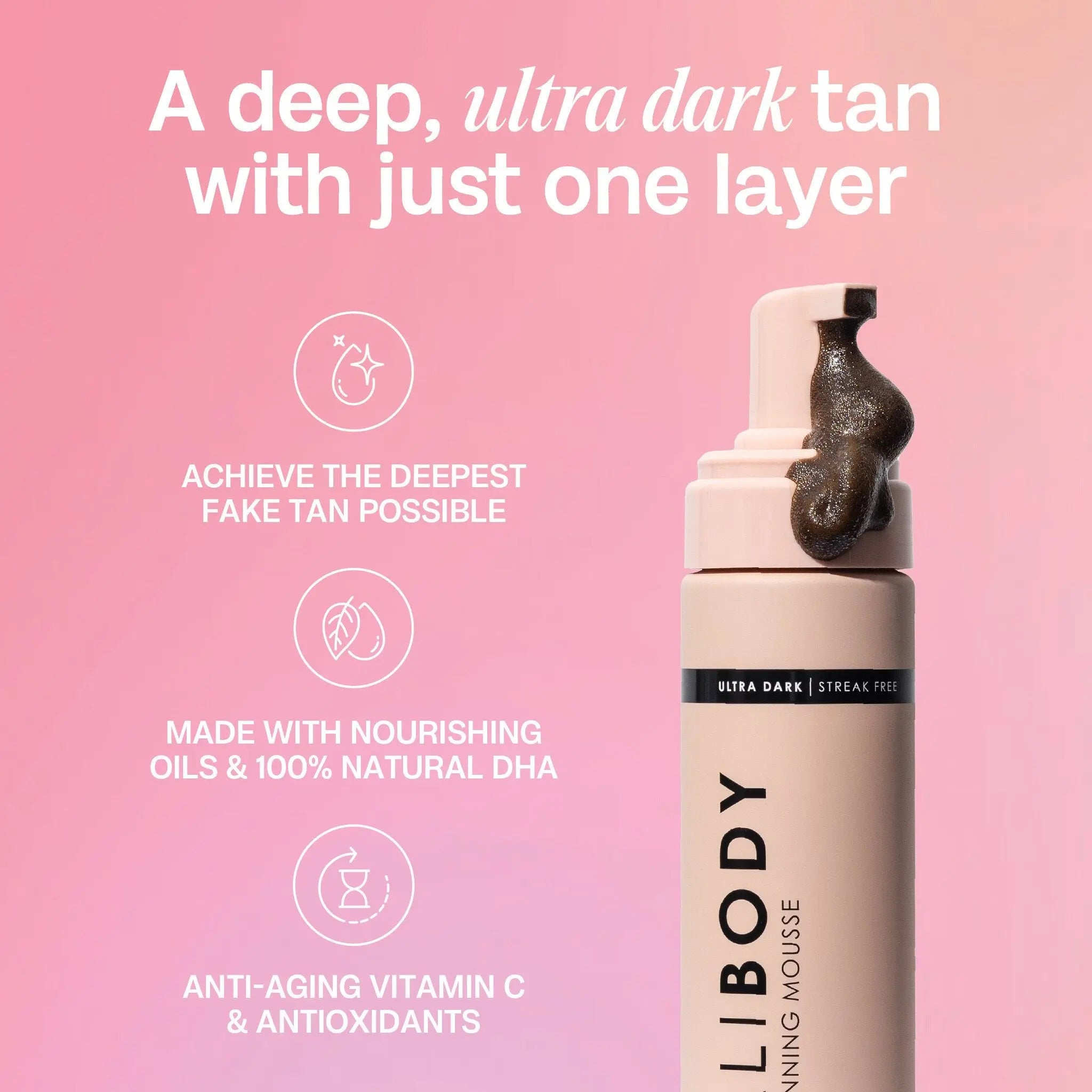 Ultra Dark Self Tanning Mousse