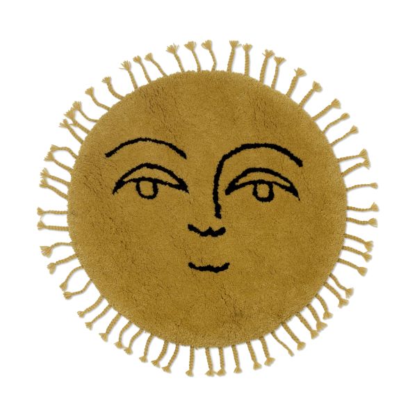Ferm Living Sun Tufted Vloerkleed - Small - Yellow