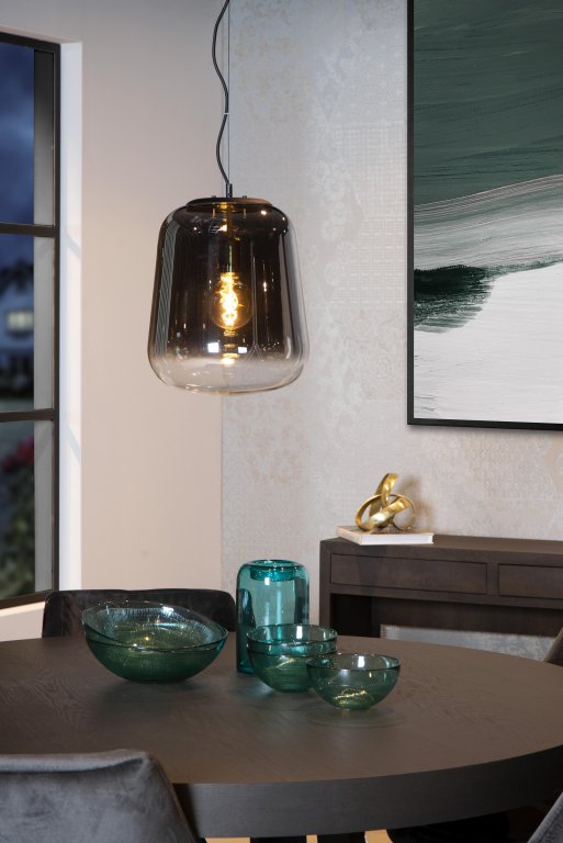 Lucide Glorio Ø32 hanglamp zwart
