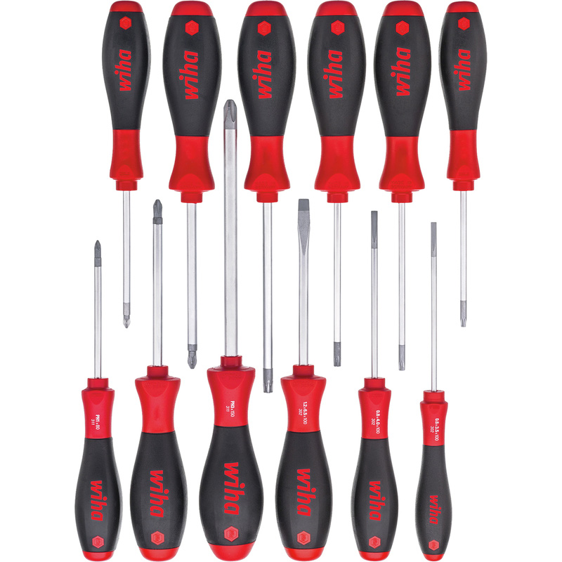 Wiha schroevendraaierset SoftFinish 12-delig