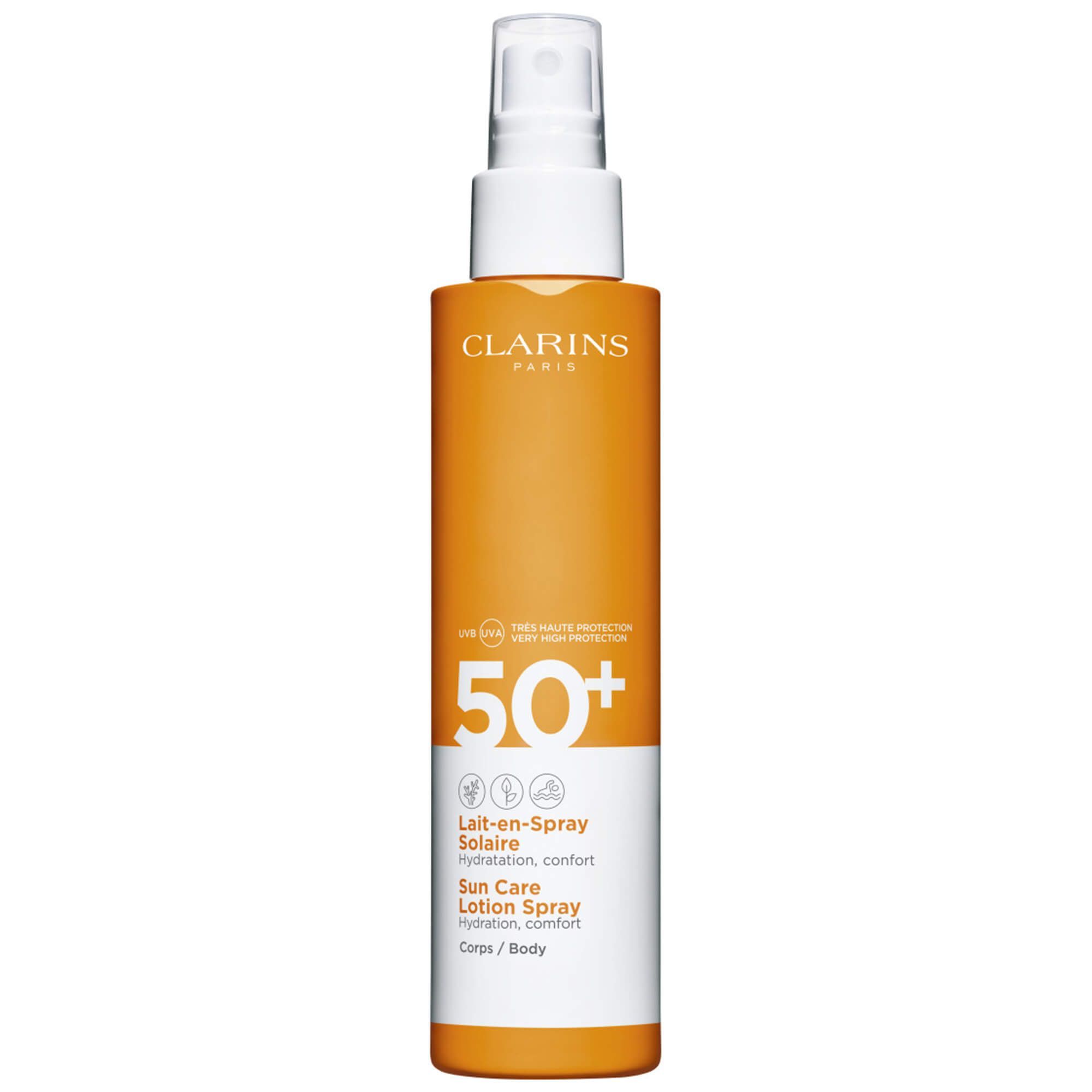 Clarins - Lait-en-Spray Solaire Lait Solaire Corps SPF50- Protection