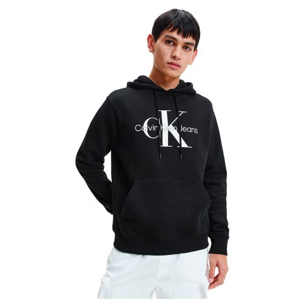 Calvin Klein Jeans Monogram Hoodie Preto S Homem