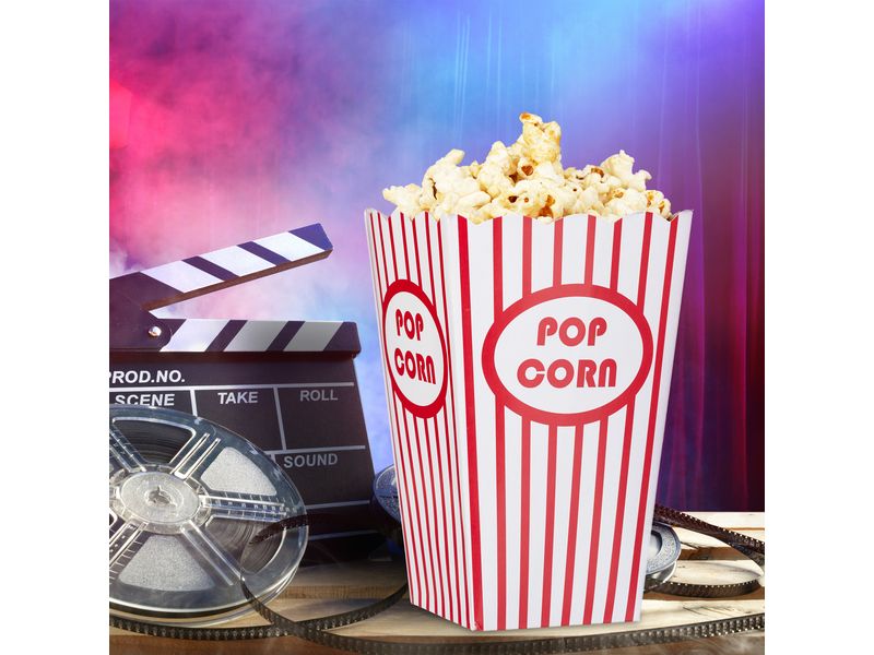 relaxdays Fingerfood-Schale 60 Stück Popcorntüten