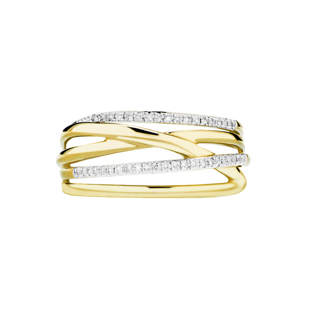 Bague Presilia Or Jaune Diamant