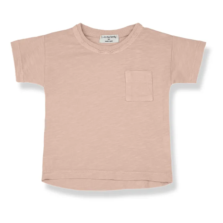 1+ in the family T-Shirt Manches Courtes Nani | Rose