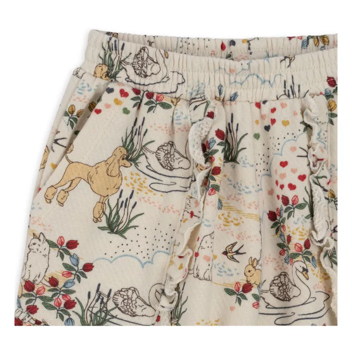 Konges Sløjd Jogger Loupy Lou Volants Coton Bio | Beige