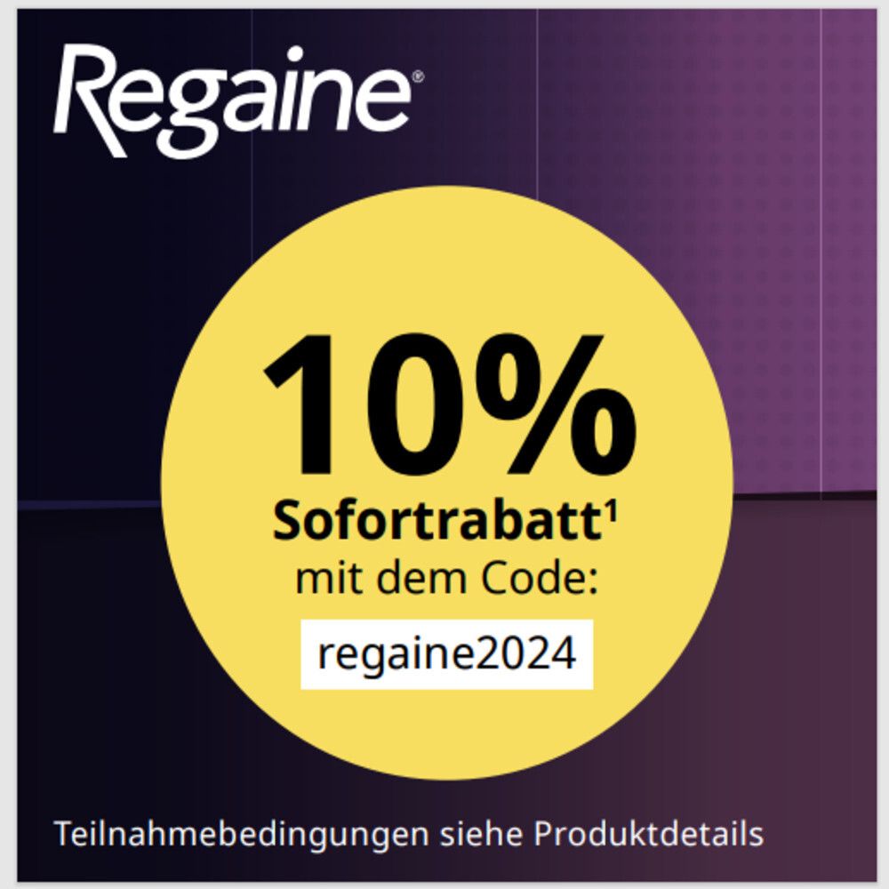 Regaine® Männer Schaum 3 Monats-Vorrat - Jetzt 10% sparen mit dem Code ,,regaine2024''