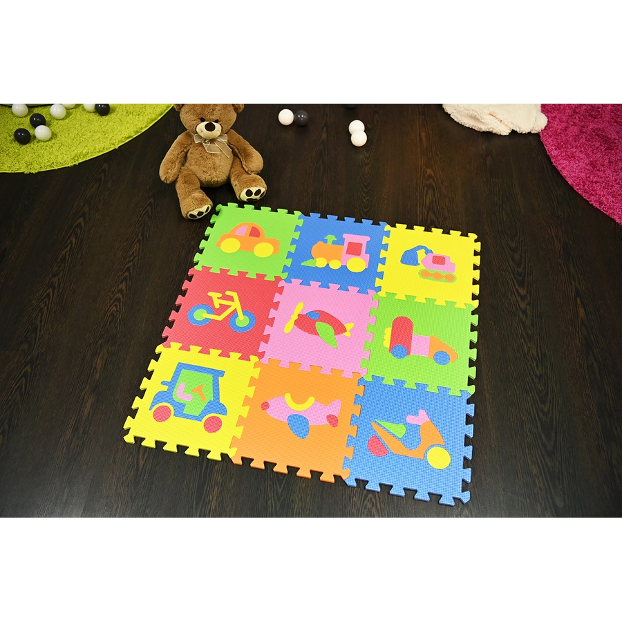 knorr toys® Puzzlematte Fahrzeuge 10 tlg.