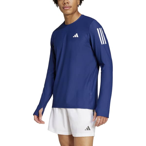 T-shirt running ADIDAS OTR B LS BLUE