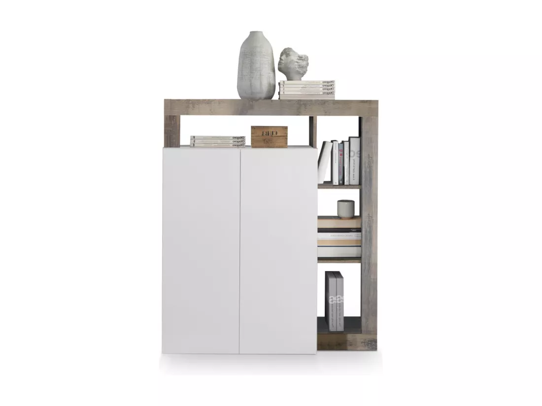 Buffet AMOS blanc/poirier