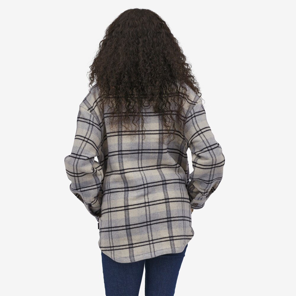 Damen-Overshirtjacke aus Meltonwolle