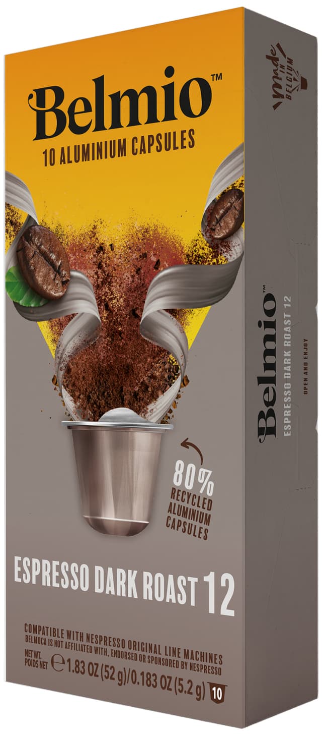 Belmio Espresso Dark Roast kaffekapsler til Nespresso (10 stk.)