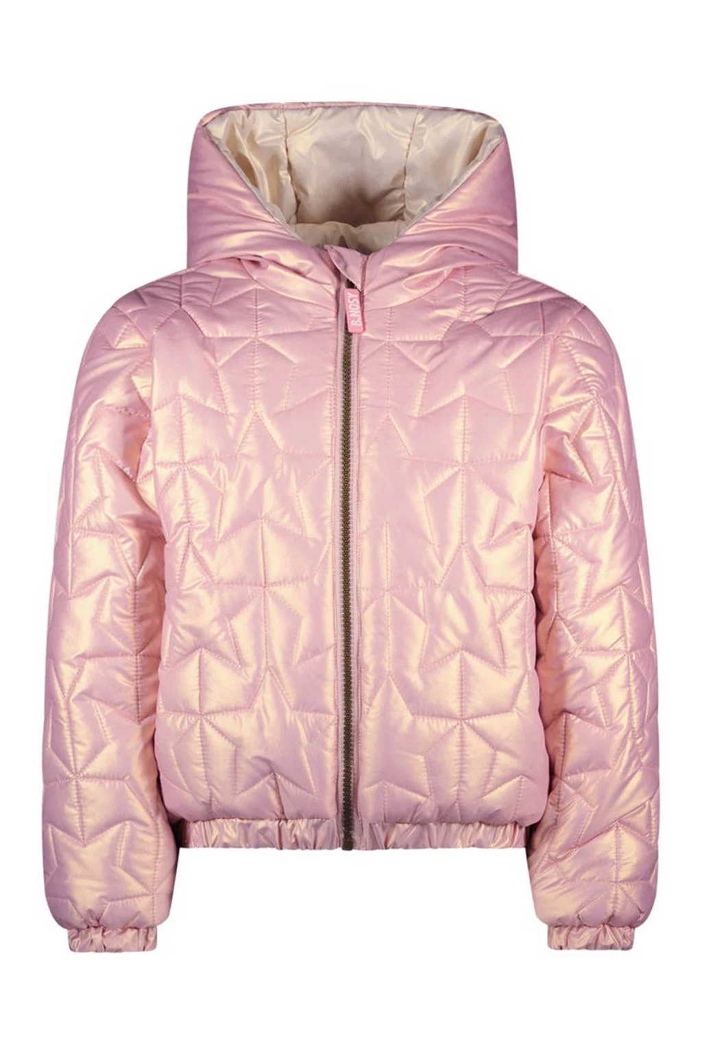 B.Nosy reversible jas winter roze/wit