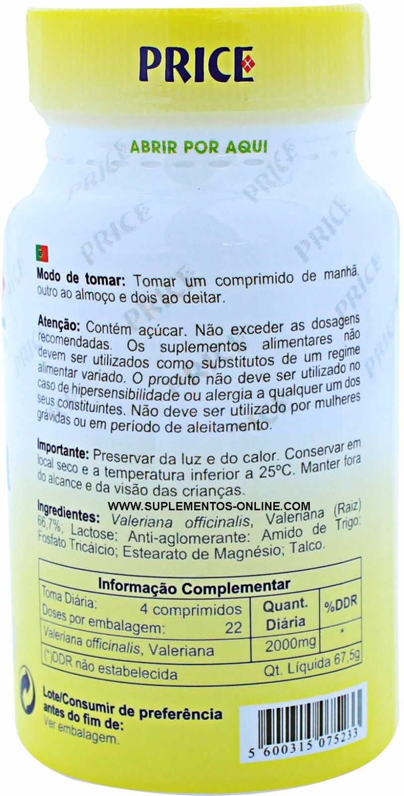 Fharmonat Valeriana 90 Comprimidos
