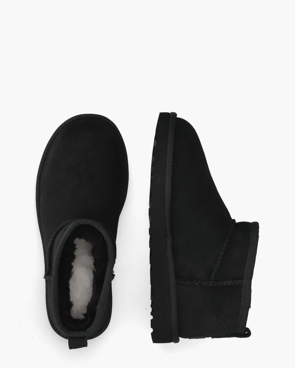 UGG Classic Ultra Mini Boot Black Dames Enkelboots