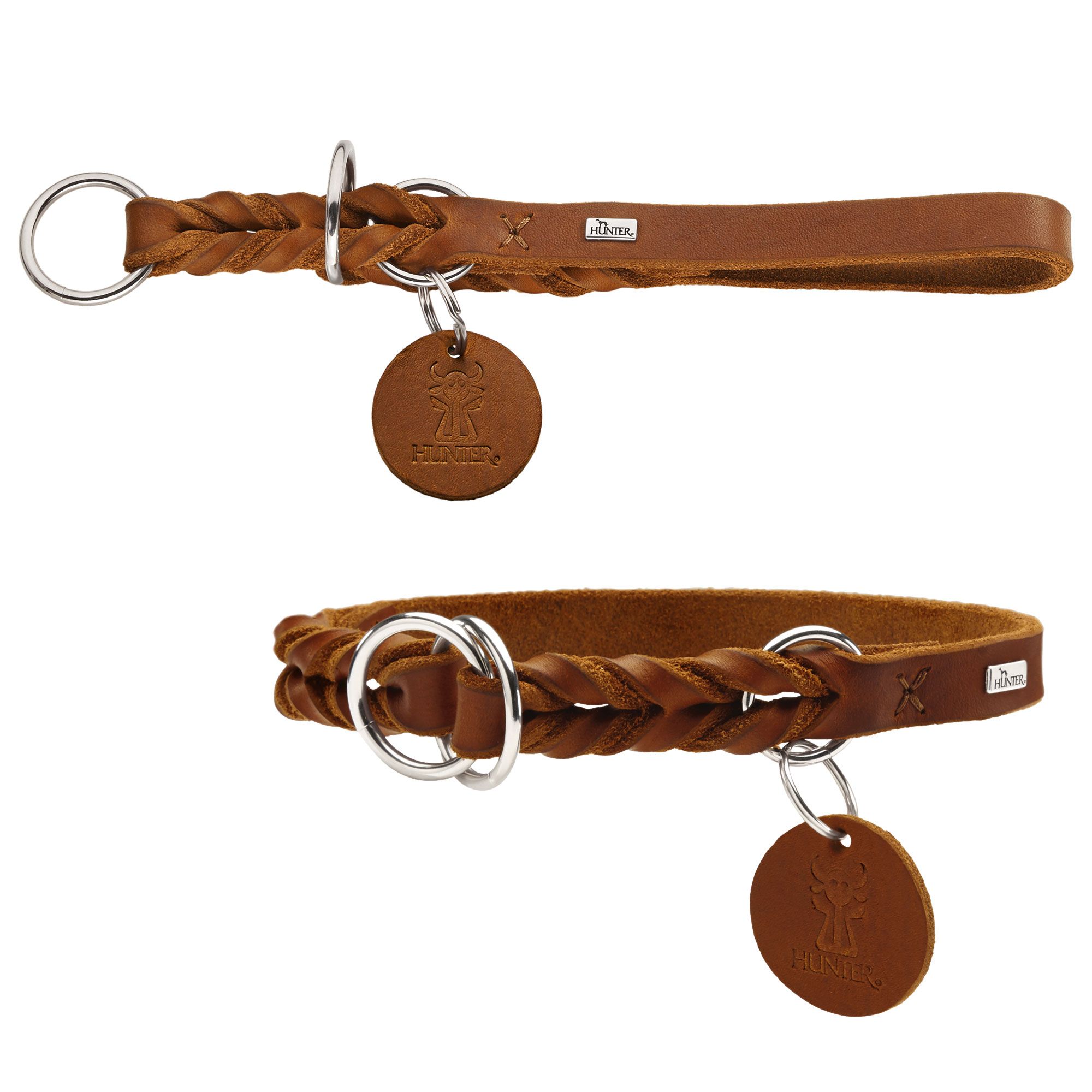Hundehalsband Länge 60 cm - besonders weiches und griffiges Softvollrindleder