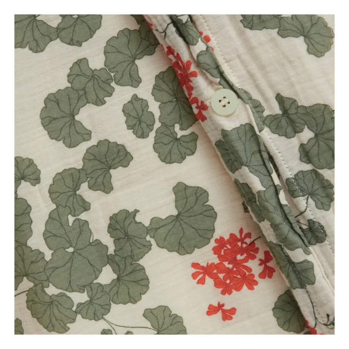 garbo&friends Housse de couette Pelargonium | Vert