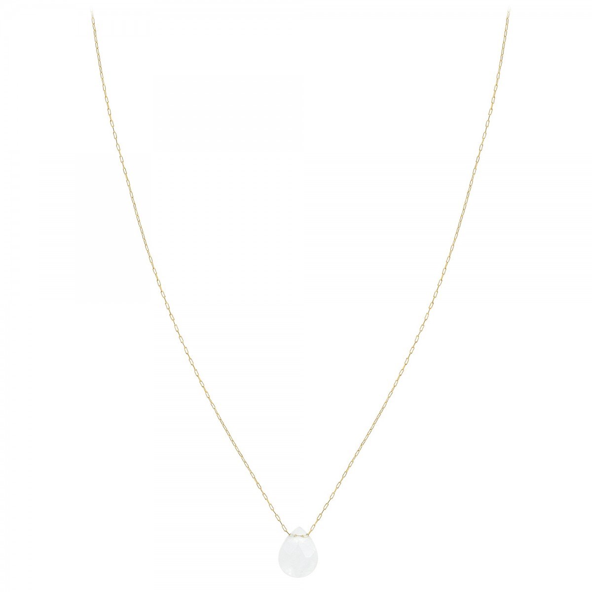 Collier SC Bohème orné d'un quartz blanc