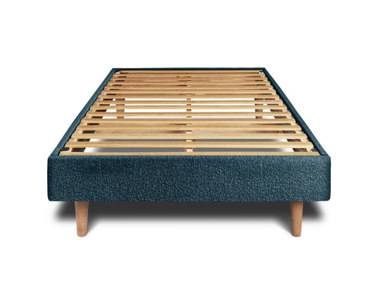 SOMMEIL DE PLOMB - Sommier  90 x 200 Sommier kit bouclette bleu 90x200 h29cm