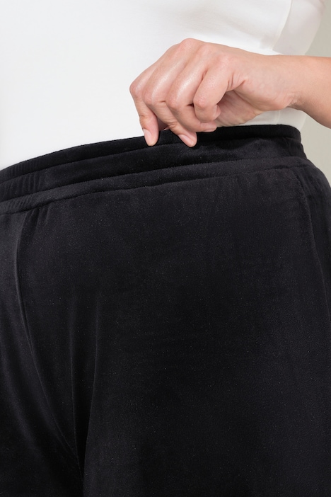 Loungewear-Nickihose, weites Bein, recycelt