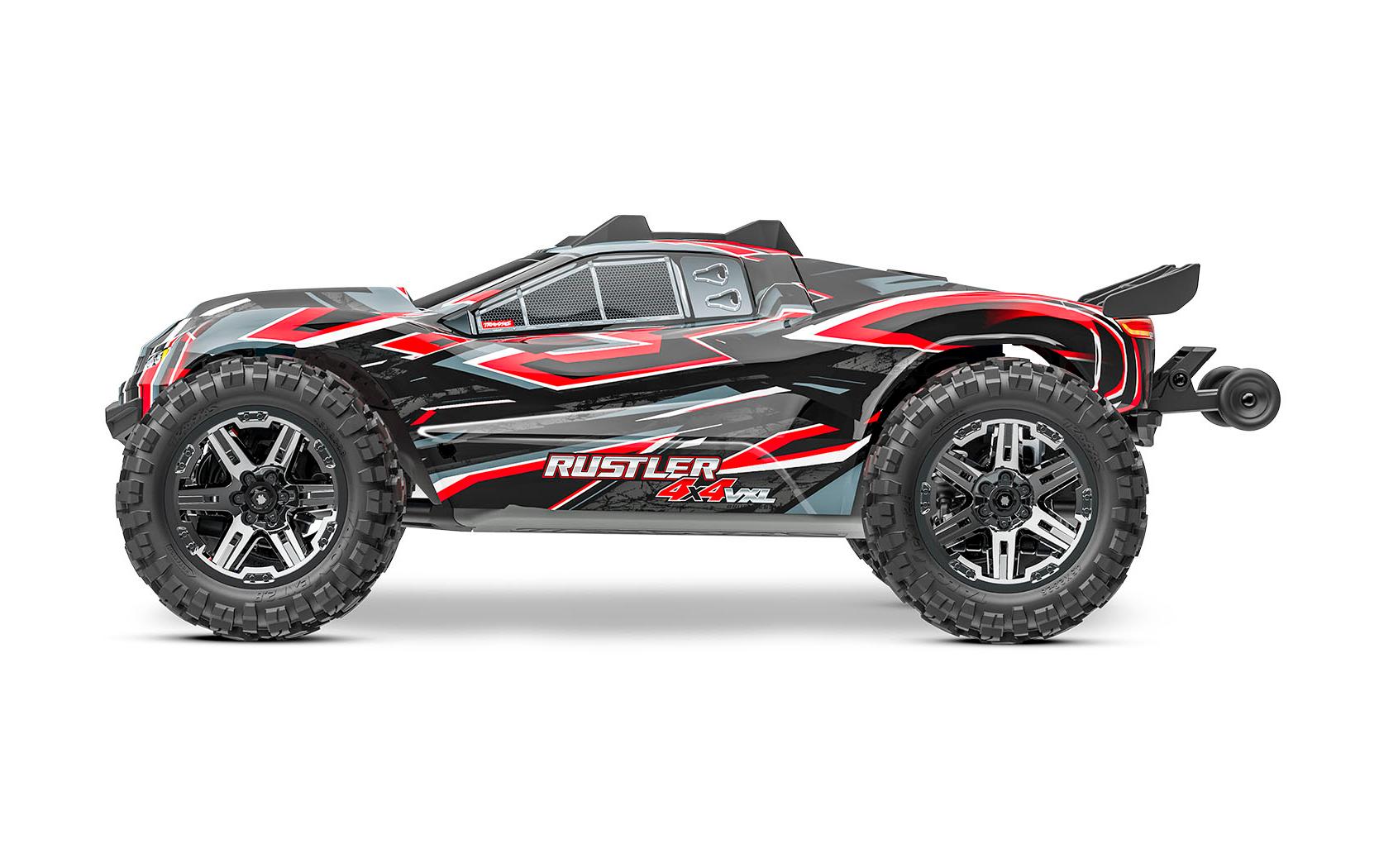 Stadium Truck Rustler 4x4 VXL Rot, ARTR, 1:10<br>4WD Stadium Truck mit Velineon VXL-3S Brushless Antrieb