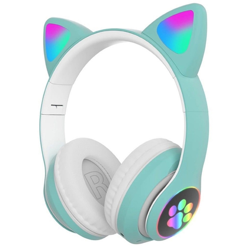 Fones de ouvido Bluetooth 5.0 Klack com orelhas de gato