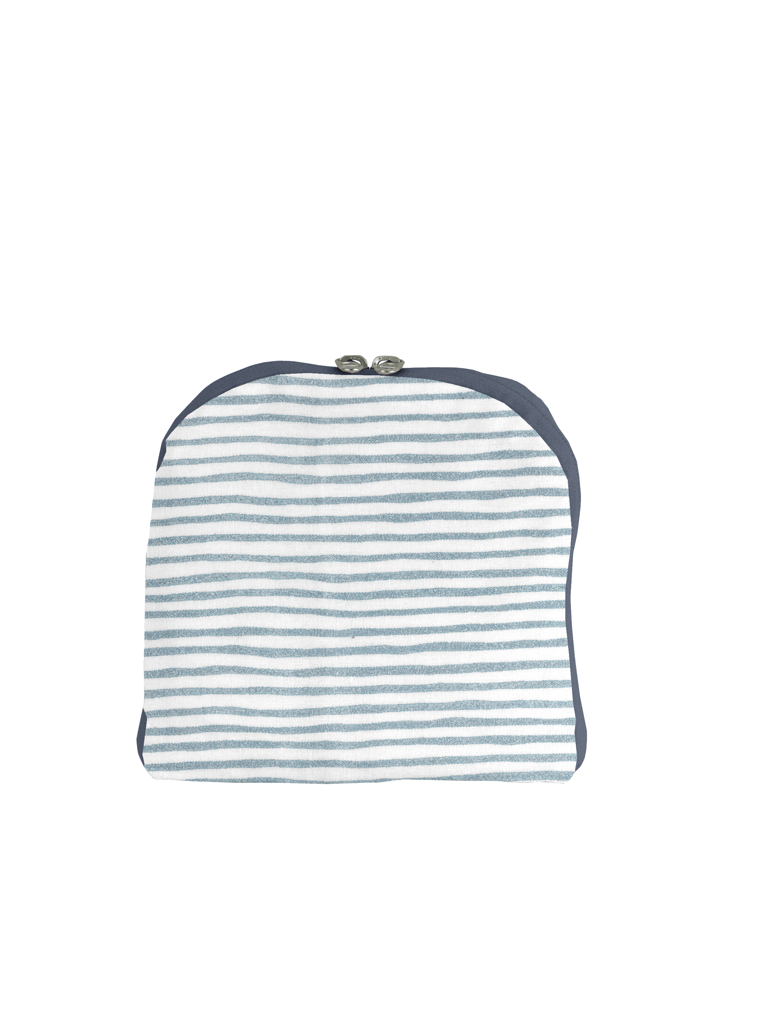 Sac À Dos Pliable Rayé Bleu Blanc