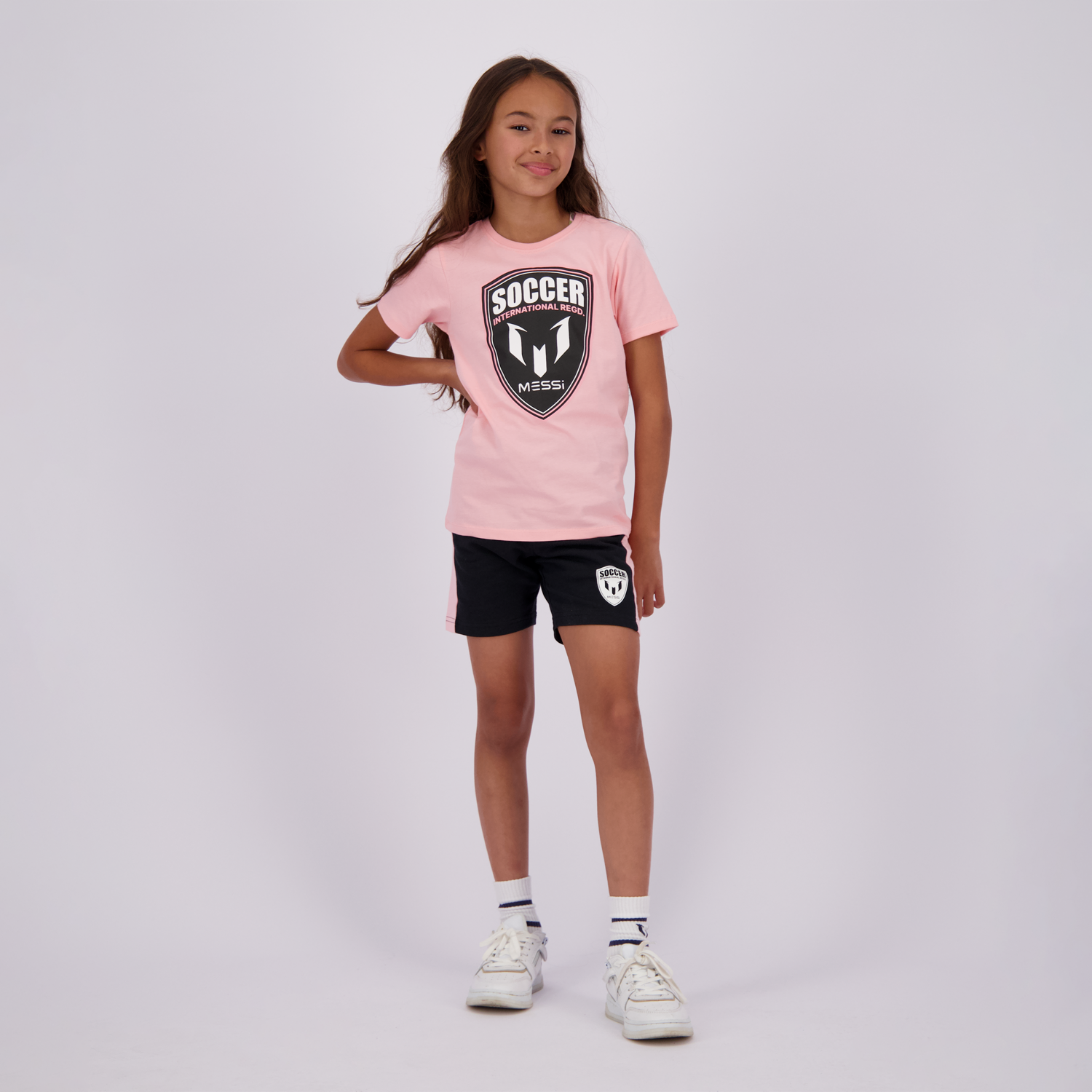 Vingino x Messi Shield T-Shirt Kids Roze