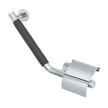 Tiger Boston Comfort en Safety toiletrolhouder met steun links chroom