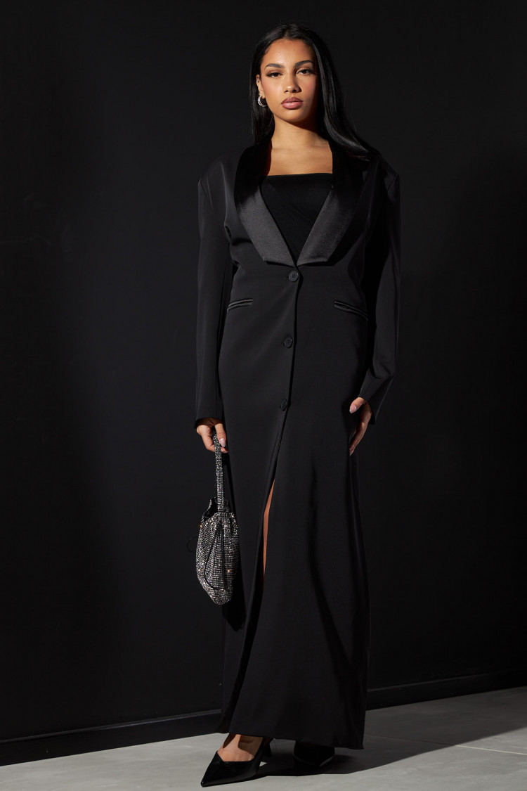 Blazer long noir