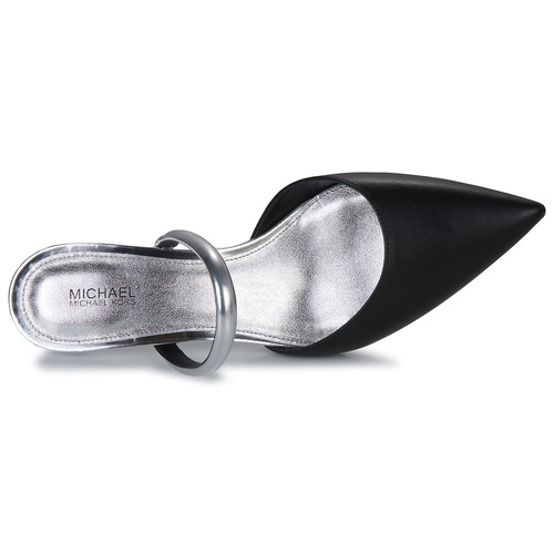 MICHAEL Michael Kors - JESSA MULE KITTEN Negro / Plata