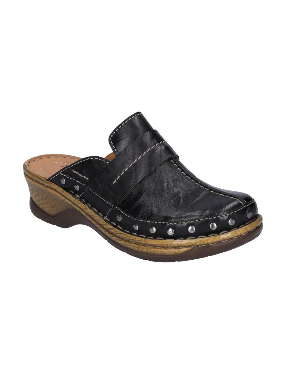 Clog Catalonia 63, schwarz