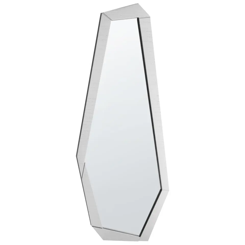 CHANU - Wandspiegel - Zilver - Hout