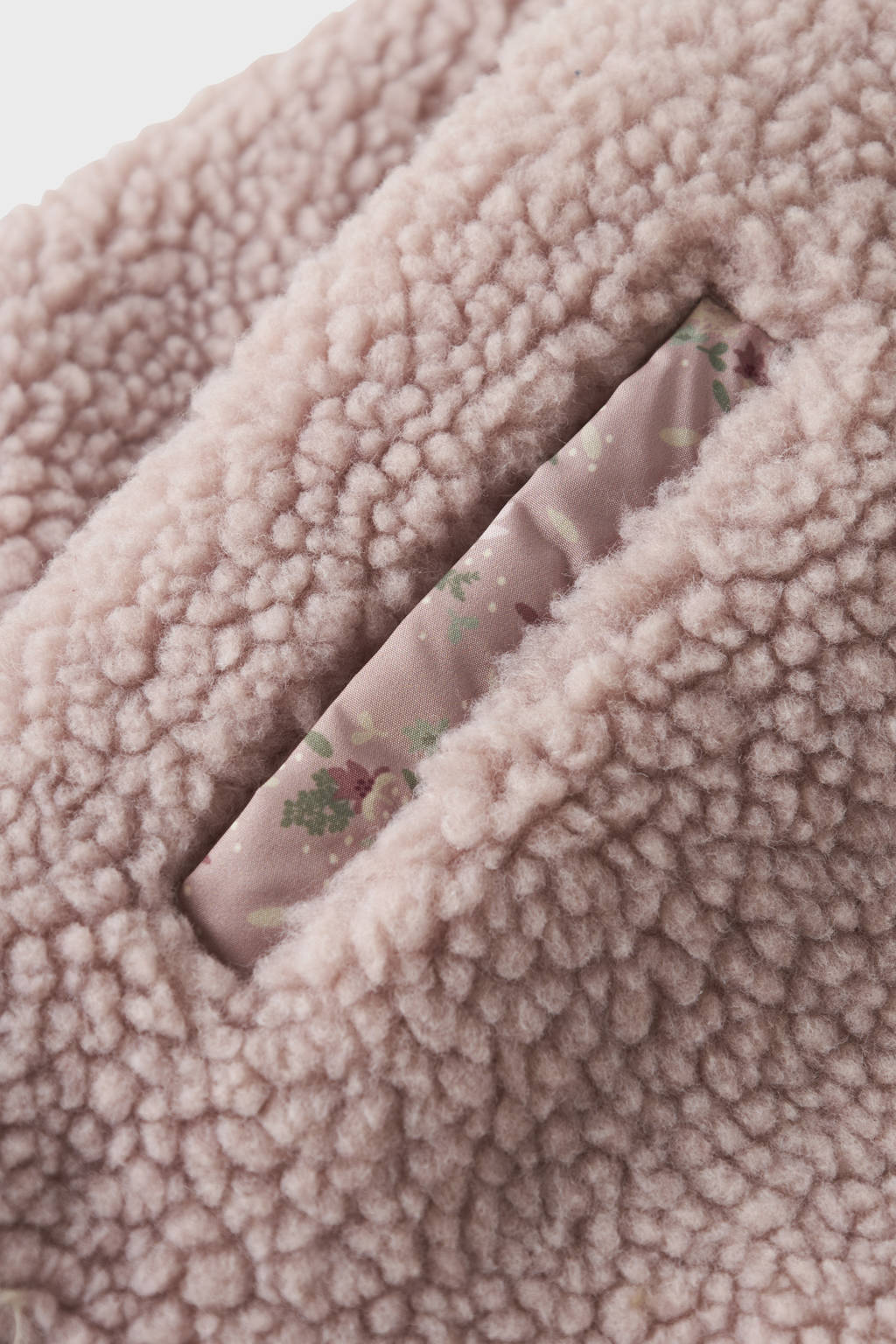 NAME IT MINI teddy teddy jas herfst roze