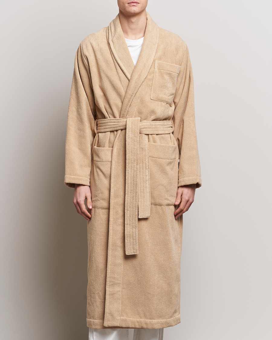 Tekla Organic Terry Bathrobe Sienna