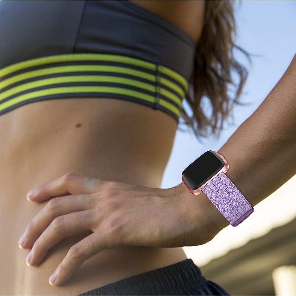 Fitbit Versa / Versa 2 / Versa Lite Ersatz Stoff Armband - Lila