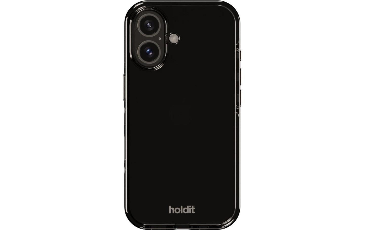 Back Cover Seethru iPhone 16 Plus SchwarzSchutzhülle für das Apple iPhone 16 Plus