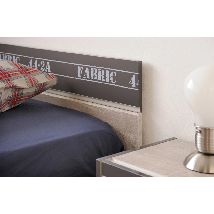 Parisot Kinder- und Jugendzimmer 5-tlg Fabric 13 Esche-grau Esche-grau