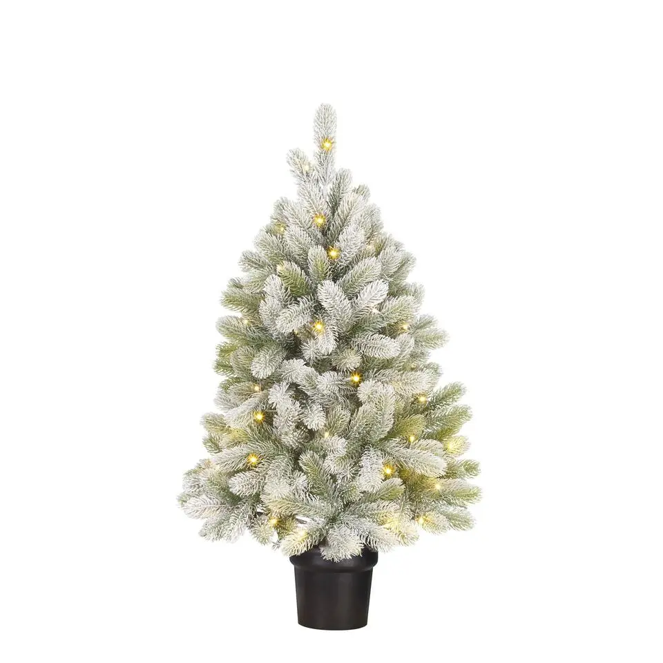 Black Box Trees Nagoya Kunstkerstboom met Verlichting - H90 cm - Groen