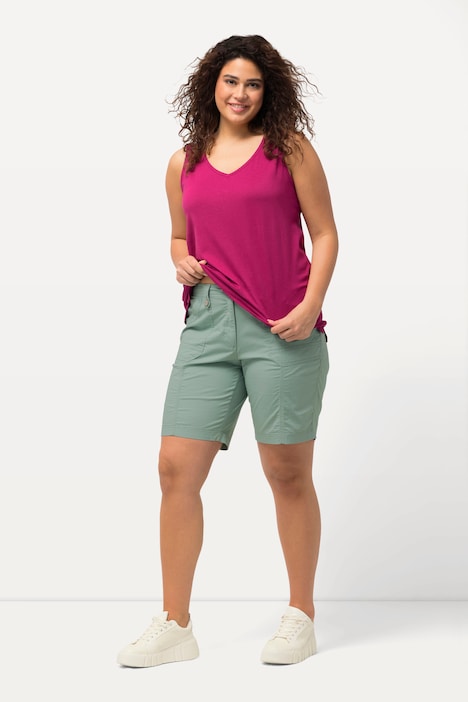 Cargo-Bermuda, Komfortbund, 4-Pocket-Schnitt