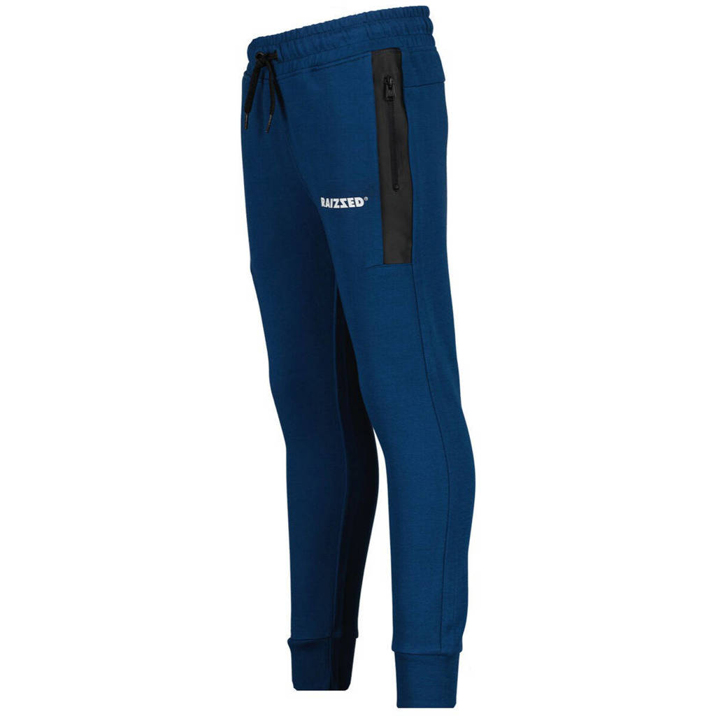 Raizzed joggingbroek met logo blauw