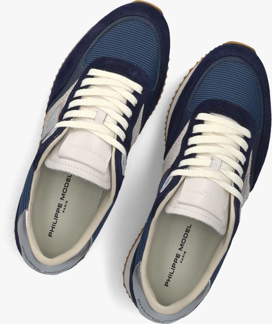 blauwe philippe model lage sneakers blville low woman