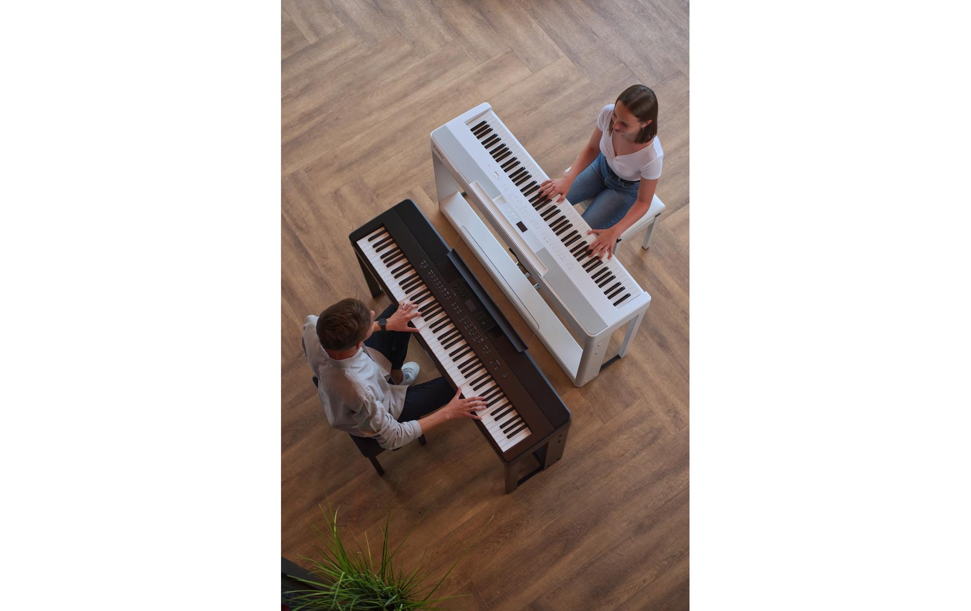 E-Piano ES-520 – Schwarz<br>Digitalpiano mit Bluetooth-MIDI-Konnektivität und integrierten Lern- und Aufnahmefunktionen