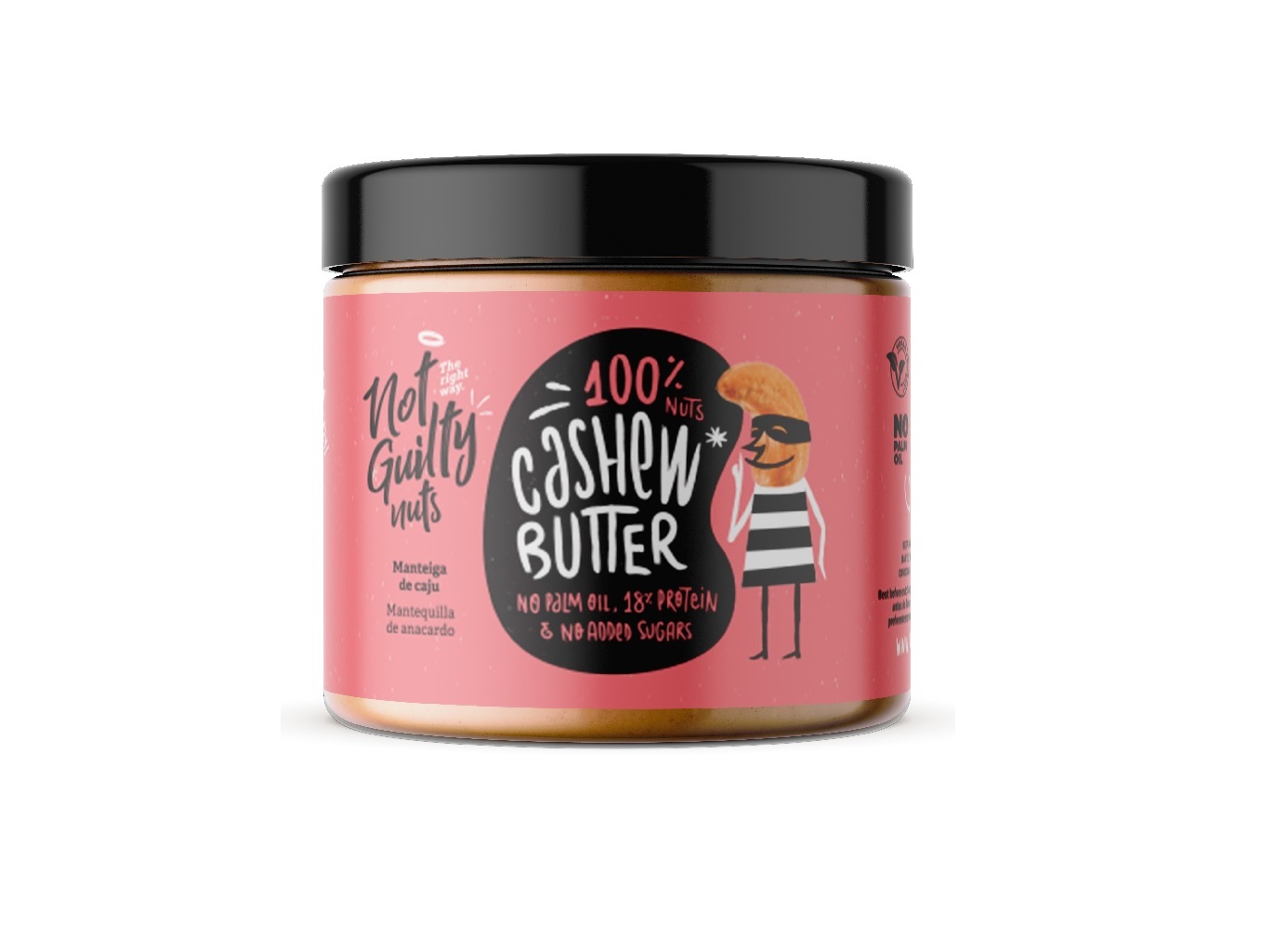 CREME NOT GUILTY DE BARRAR 100% CAJÚ 200G
