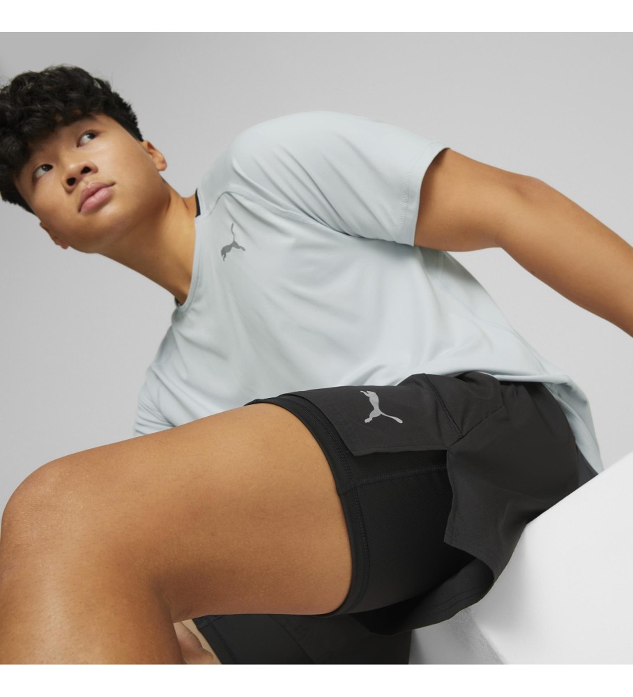 Puma Short Run 2 em 1 Tun 5 preto