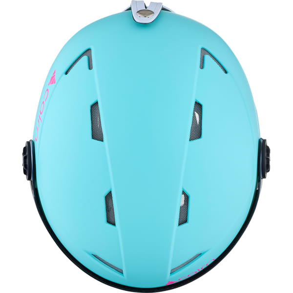 Casque de ski CAIRN ANDROID VISOR J TURQUOISE NEON PINK