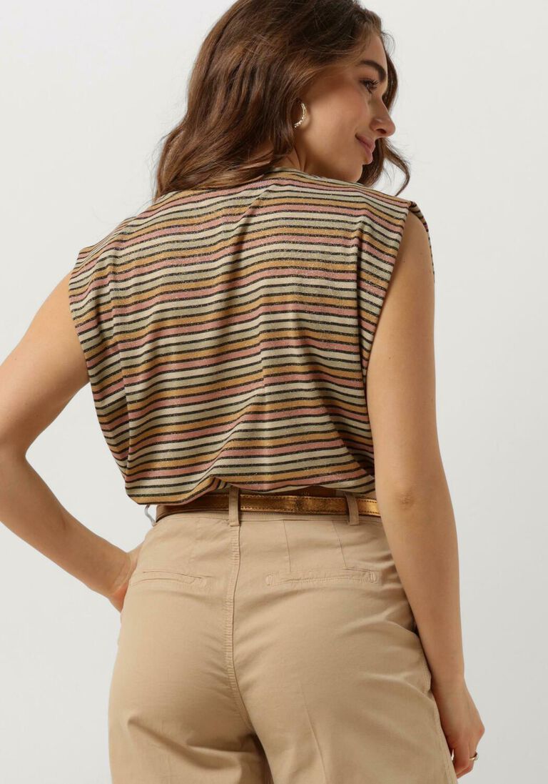 SUMMUM multi summum top top sleeveless multicolor lurex jersey